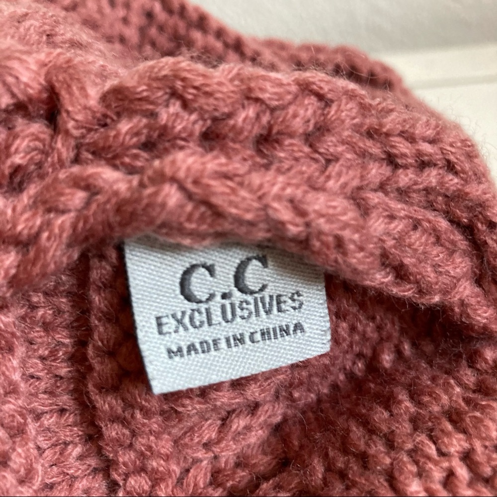 CC Exclusives Beanie Tail Knit Hat - Picture 5 of 5